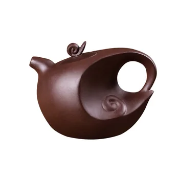 Бытовой чайник ручной работы с фиолетовым песком большой емкости, Китайская чайная посуда, глиняный шар, фильтр, пузырчатый чайник, Лунный горшок